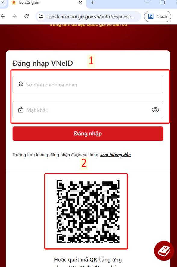 Đăng nhập bằng QR