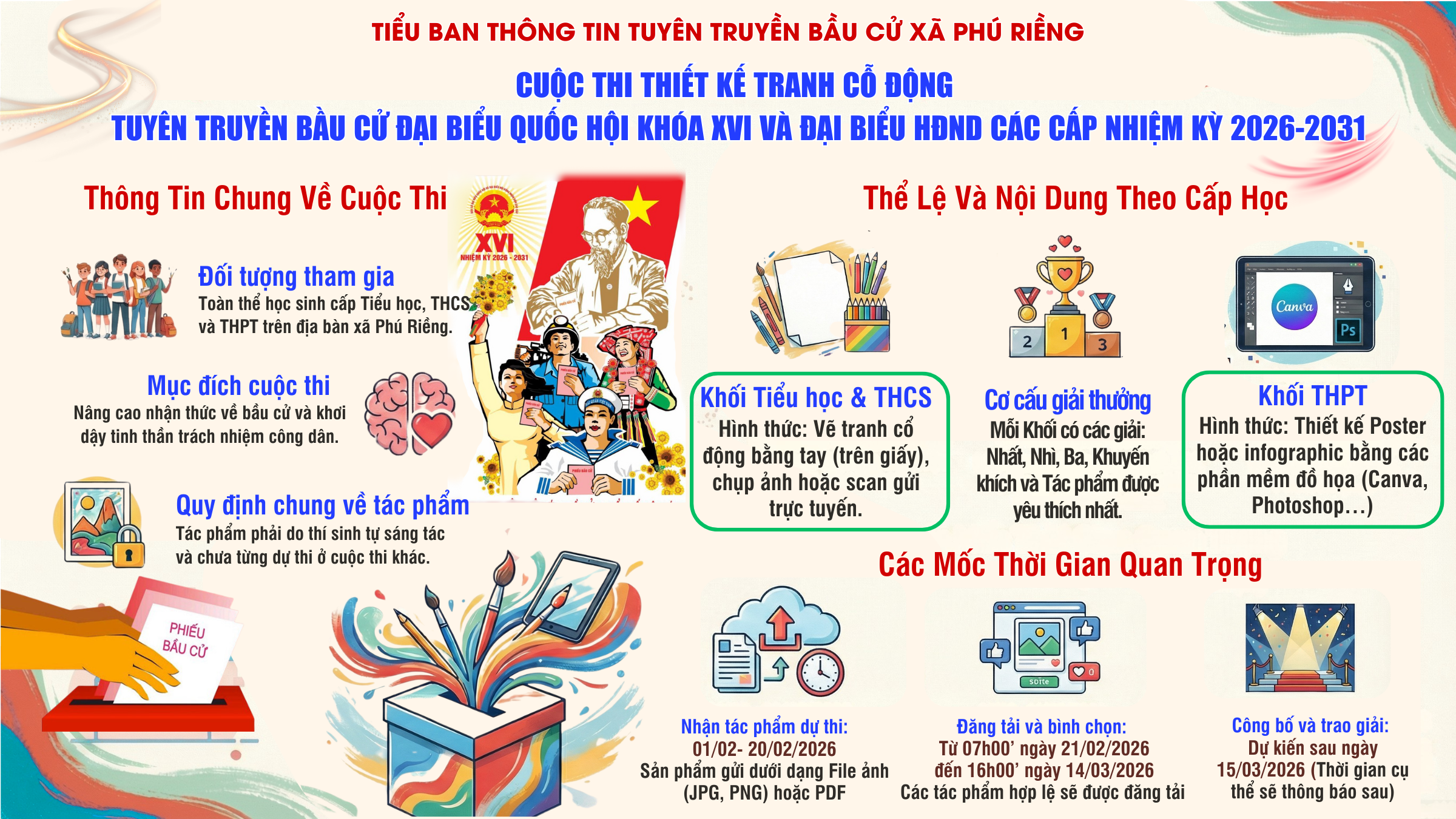Cuộc thi Vẽ tranh Bầu cử web