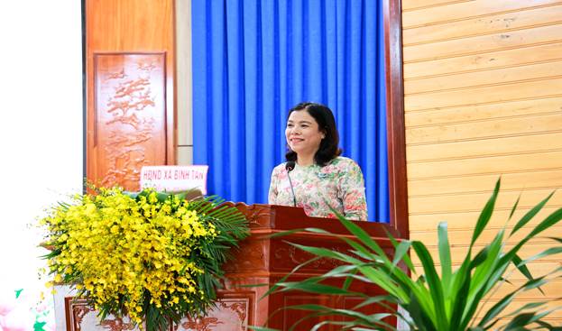 Đồng chí Nguyễn Thị Xuân Hòa phát biểu chỉ đạo