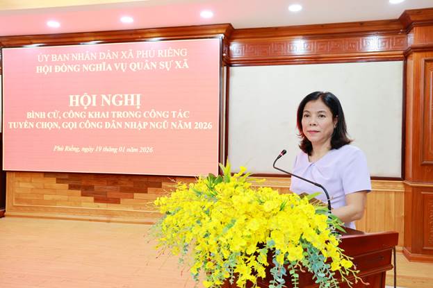 Hội nghị Bình cử, công khai tại xã Phú Riềng