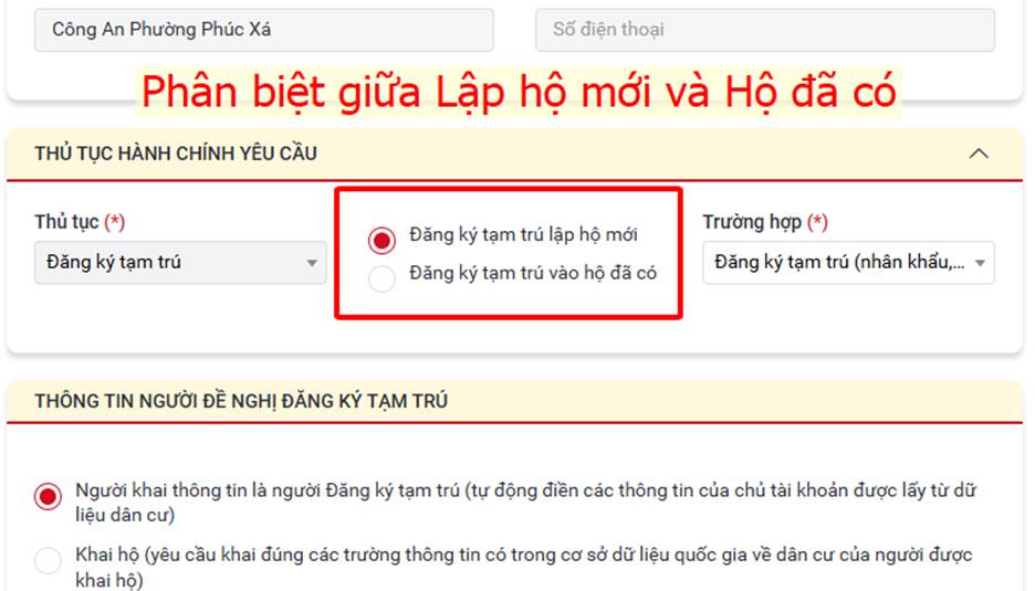 Phân biệt đăng ký tạm trú
