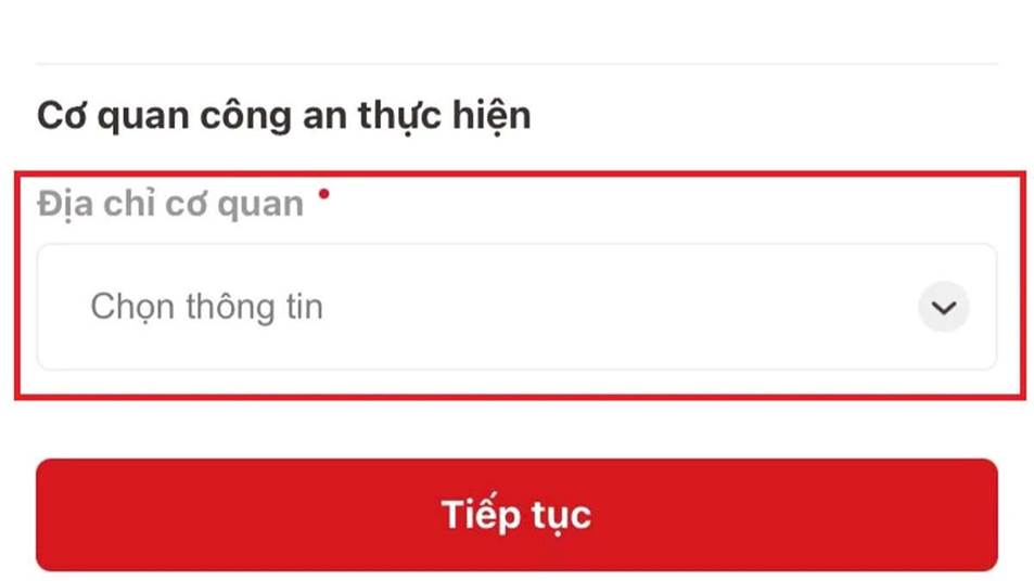 Kiểm tra thông tin cá nhân
