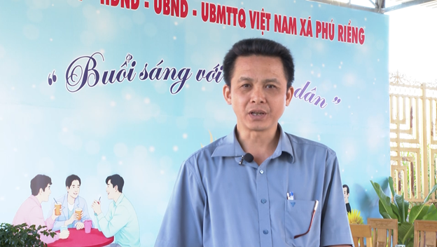 Ông Lưu Đức Hiền trả lời phỏng vấn về công tác bầu cử