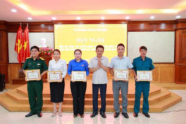 Công tác tuyển quân xã Phú Riềng